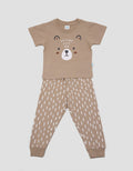 Pipiniko Top-Bottom Set Jersey Pants Bear