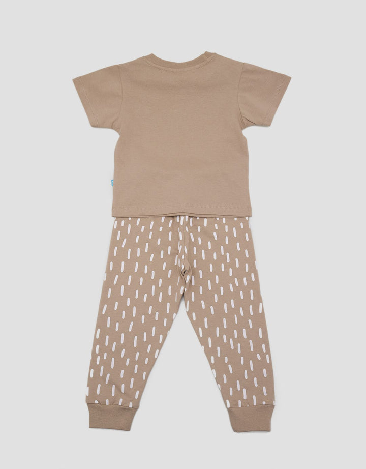 Pipiniko Top-Bottom Set Jersey Pants Bear