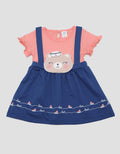 Pipiniko Short Sleeve Midi Dress Overall Bear Sailor