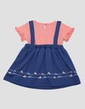 Pipiniko Short Sleeve Midi Dress Overall Bear Sailor