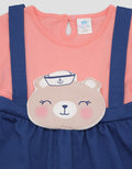 Pipiniko Short Sleeve Midi Dress Overall Bear Sailor
