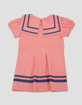 Pipiniko Big Collar Sailor Print Dress Anak Perempuan