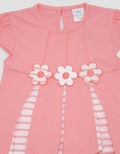 Pipiniko Top-Bottom Set Knit Stripe Flower