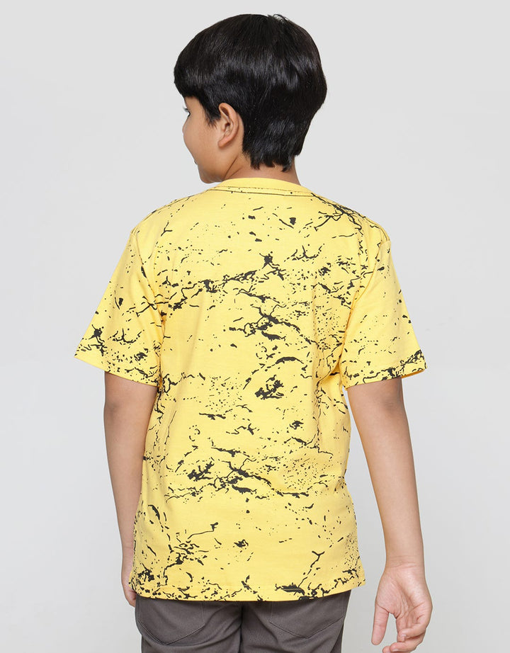 Aero Short Sleeve T-Shirt Print Blue Hunter Print