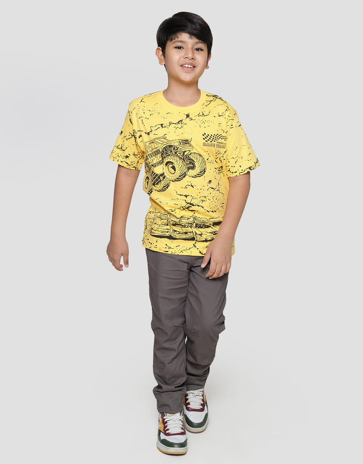 Aero Short Sleeve T-Shirt Print Blue Hunter Print