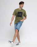 Nevada Denim Short Pants Ripped Slim Fit Recycle