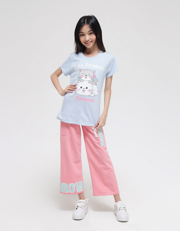 Aero Cat Best Friend Girls T-Shirt