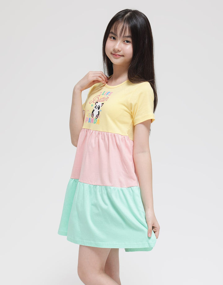Aero Short Sleeve Midi Dress Daily Panda 3 Color