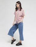 Connexion Short Sleeve Shirt Gingham Seersucker Check