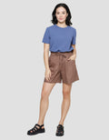 Nevada Woven Cotton 20 Celana Pendek Wanita