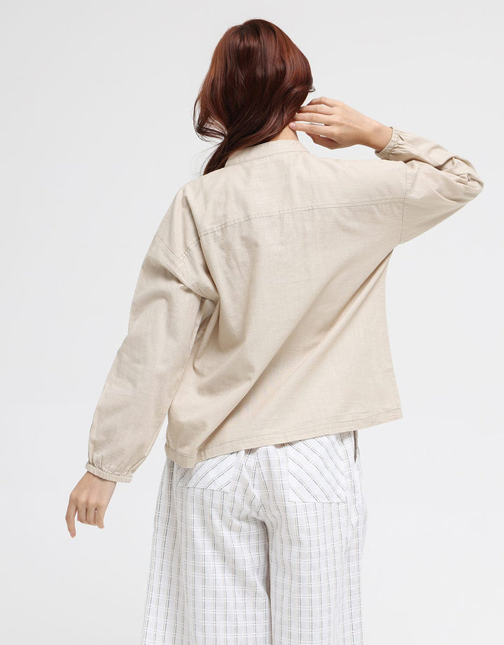 Triset Casual Shanghai Drawstring Blouse Women