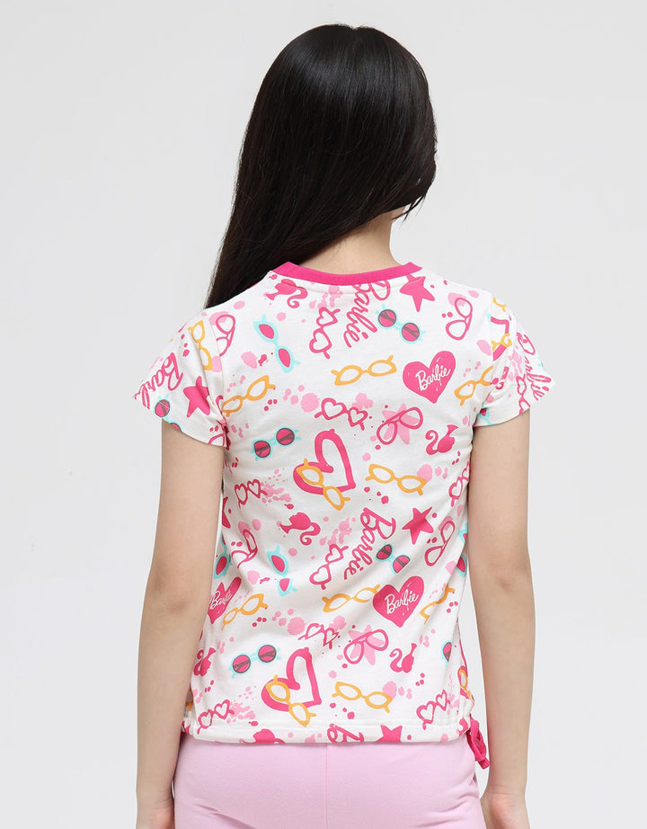 Barbie Short Sleeve T-Shirt Full Print Barbie Love