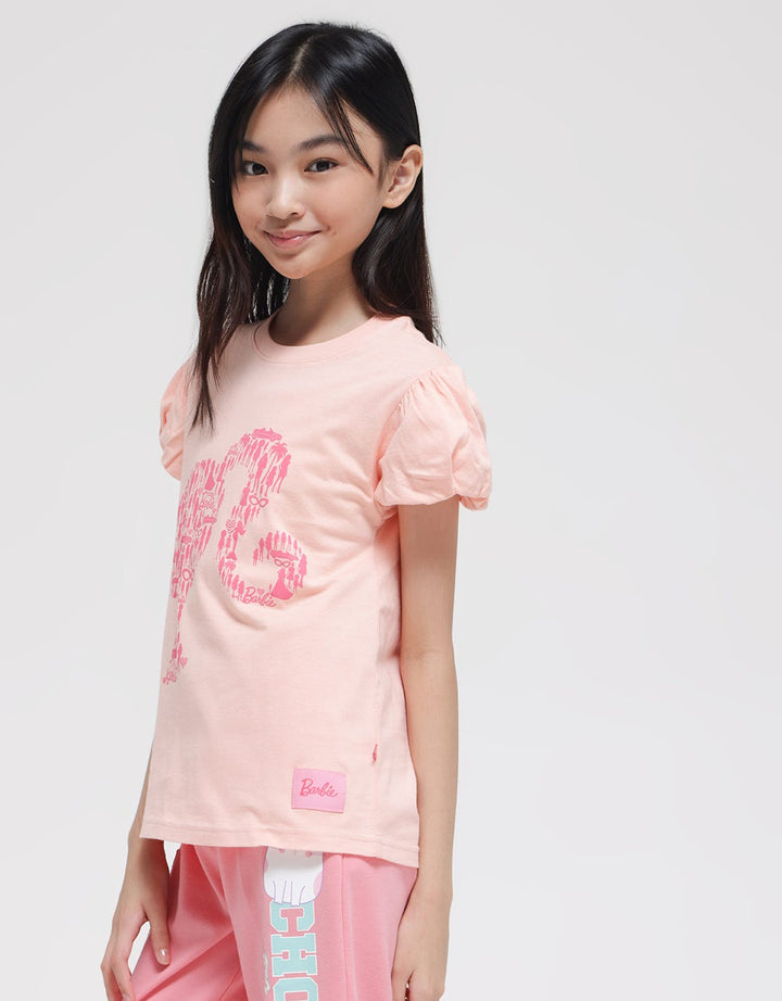 Disney Barbie Print Girls T-Shirt