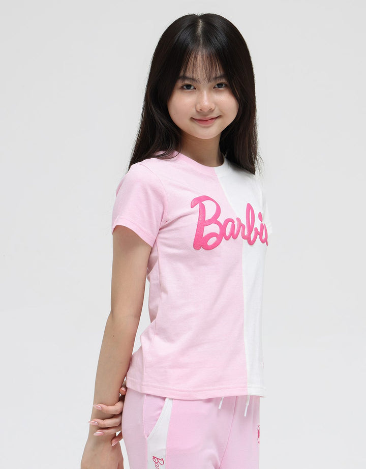 Barbie Short Sleeve T-Shirt Barbie Color Block