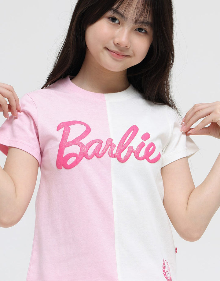 Barbie Short Sleeve T-Shirt Barbie Color Block