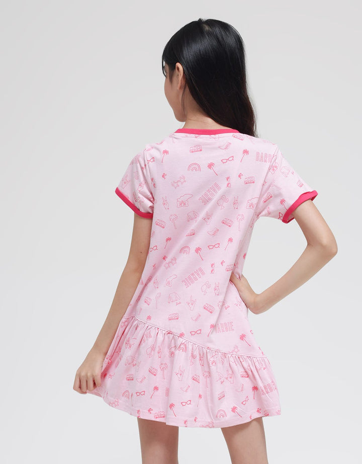 Barbie Short Sleeve Midi Dress Barbie