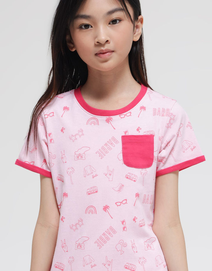 Barbie Short Sleeve Midi Dress Barbie