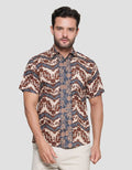 Arjuna Weda Hem Slim Fit Rangrang Kemeja Batik Pria