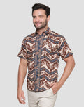 Arjuna Weda Hem Slim Fit Rangrang Kemeja Batik Pria