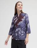 Arjuna Weda Women's Parang Batik Blouse