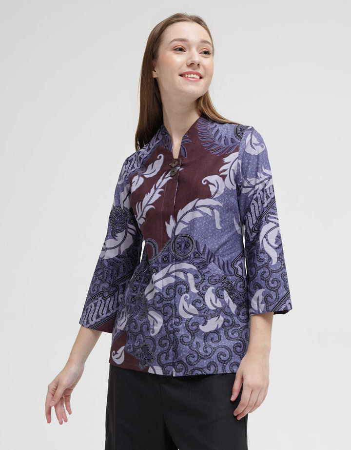 Arjuna Weda Women's Parang Batik Blouse