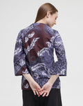 Arjuna Weda Women's Parang Batik Blouse