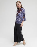 Arjuna Weda Women's Parang Batik Blouse