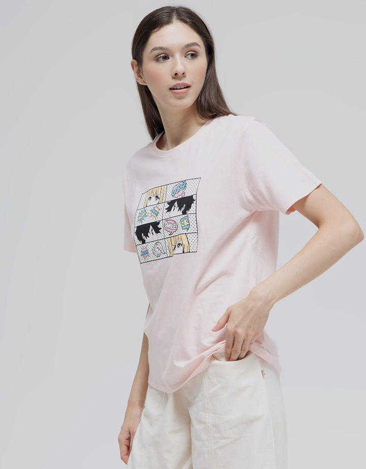 Nevada Wow Smile Anime Kaos Wanita