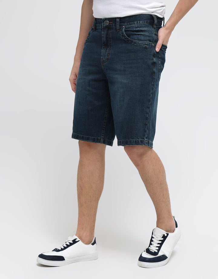Cole Denim Pendek Solid With Grinding Grind