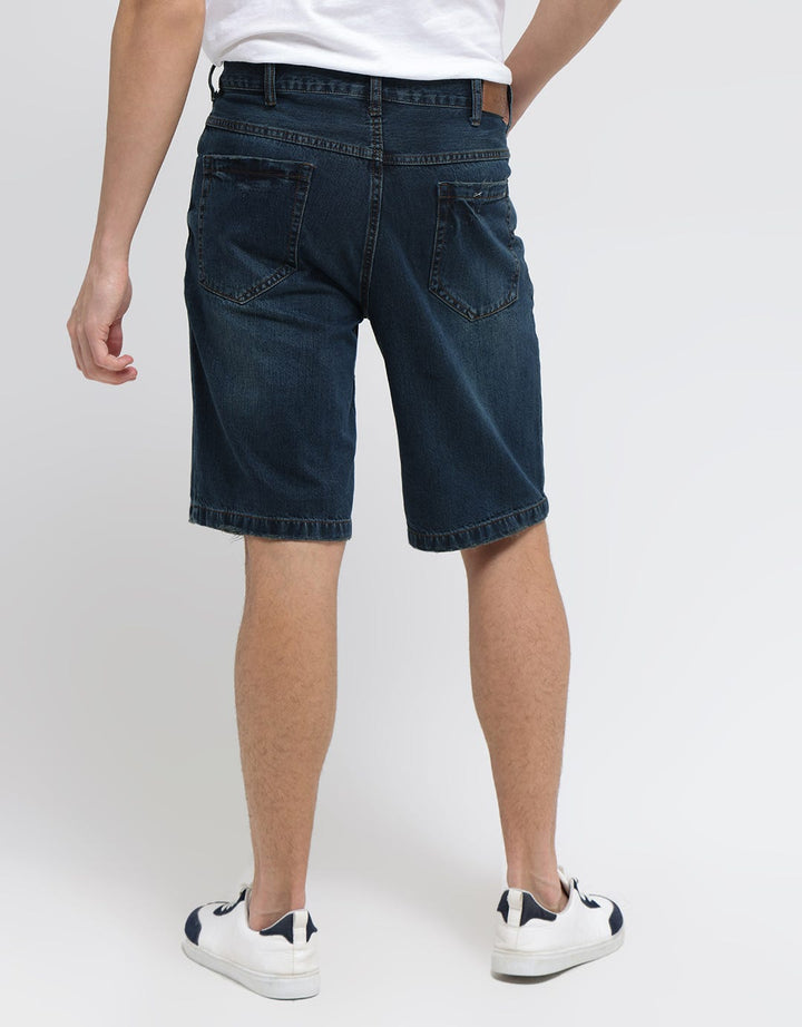 Cole Denim Pendek Solid With Grinding Grind