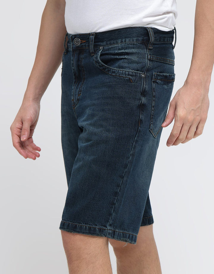 Cole Denim Pendek Solid With Grinding Grind