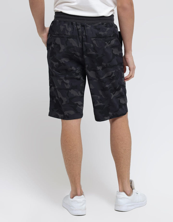Cole Short Pants Woven Pullon Rib Print Camo