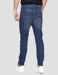 Cole Denim Long Pants Simple Whisker And Spray Sunblast