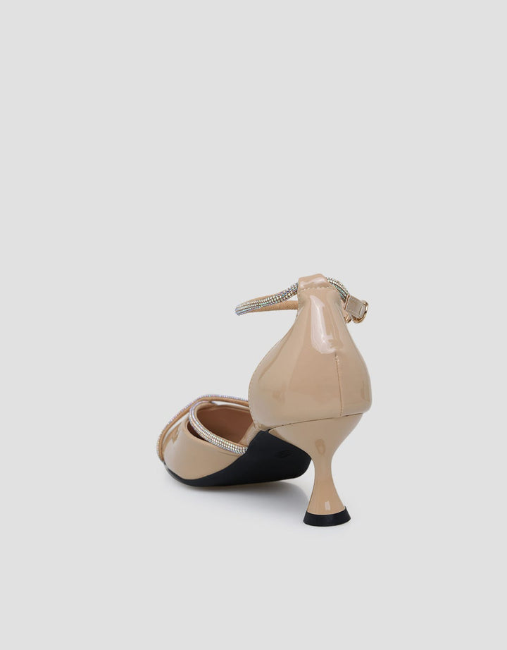 Peter Keiza Heels Cross Strap Beads