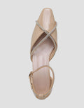 Peter Keiza Heels Cross Strap Beads