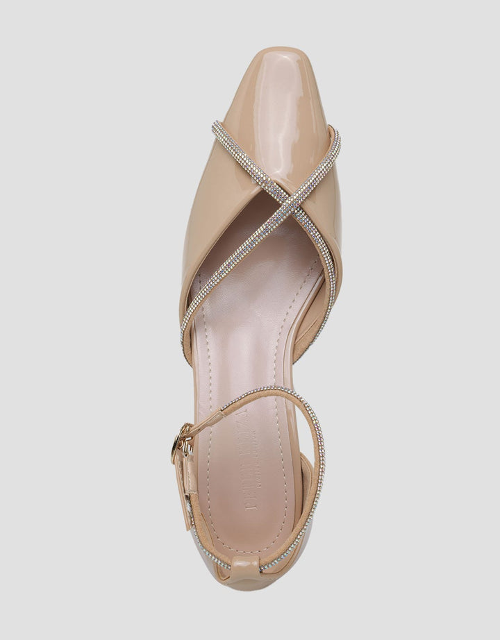 Peter Keiza Heels Cross Strap Beads