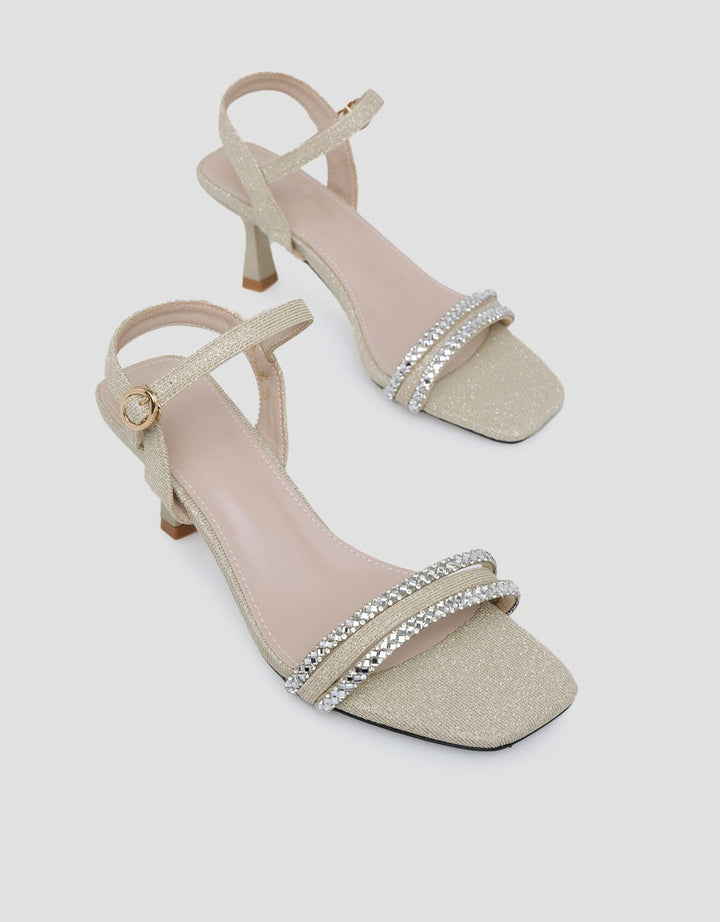 Peter Keiza Sandal Pesta Wanita Bertali Heels 5 cm