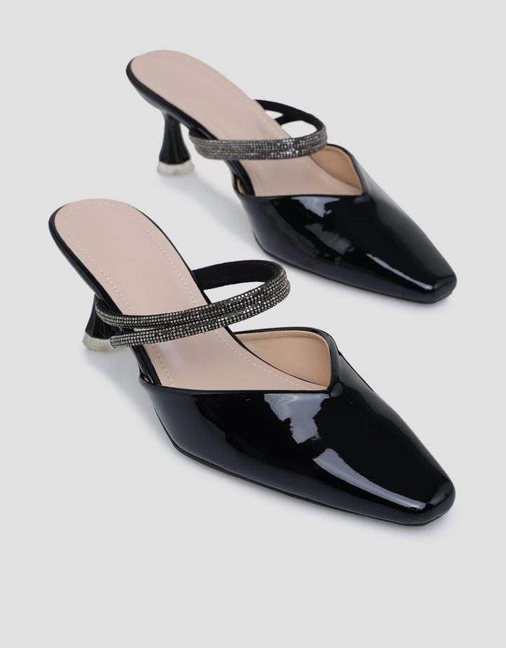 Peter Keiza Open Back Heels Strap With Studded