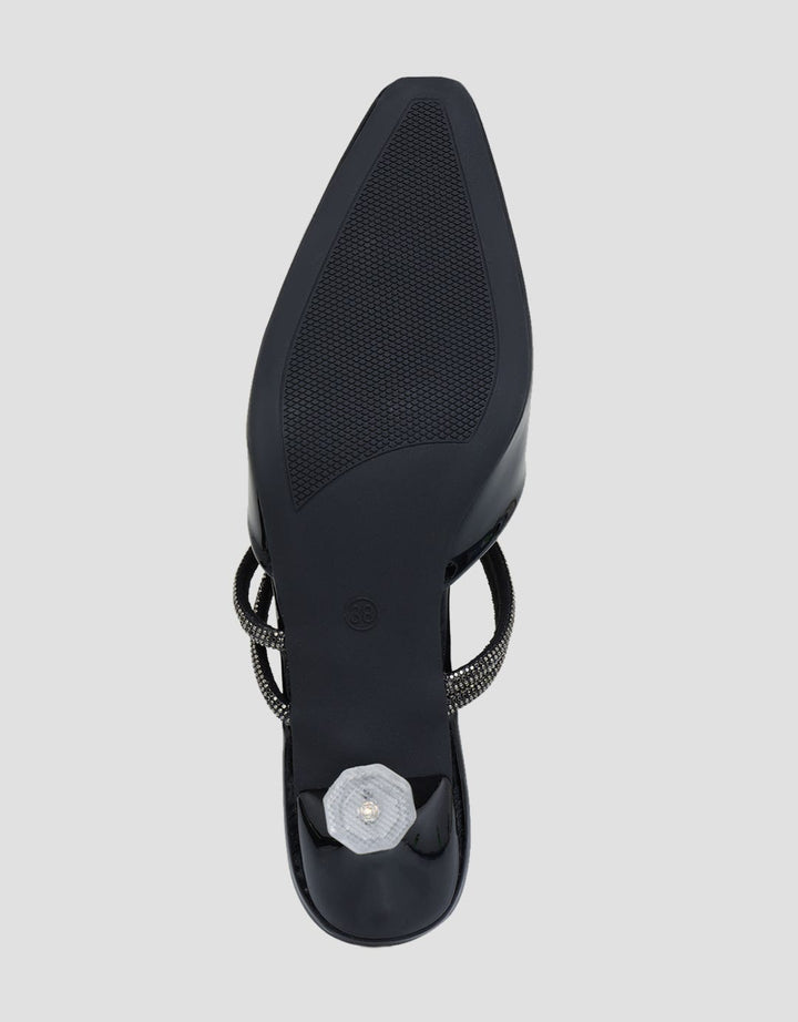 Peter Keiza Open Back Heels Strap With Studded