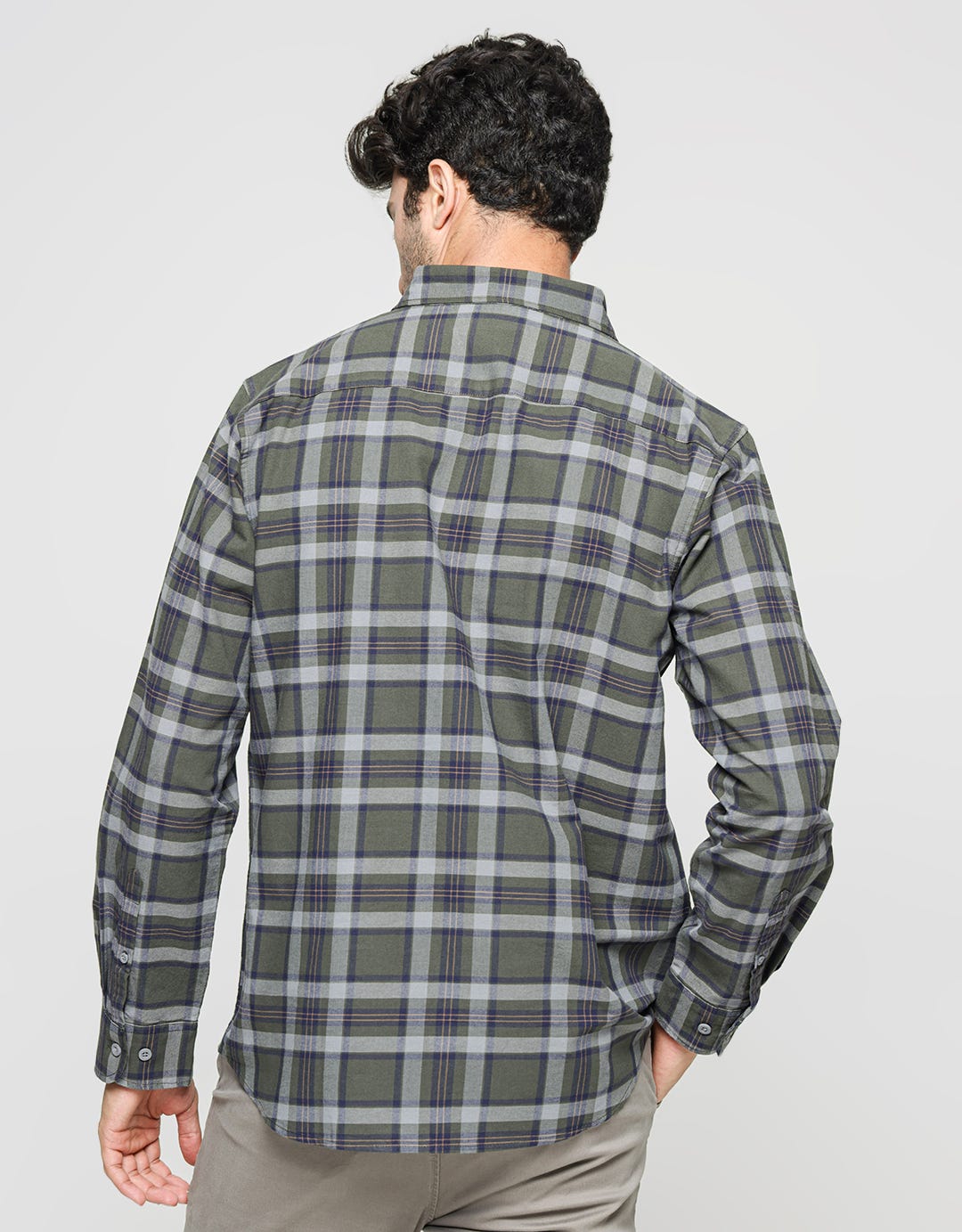 Cole Long Sleeve Shirt Check F5