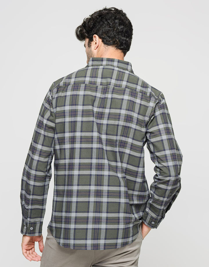 Cole Long Sleeve Shirt Check F5