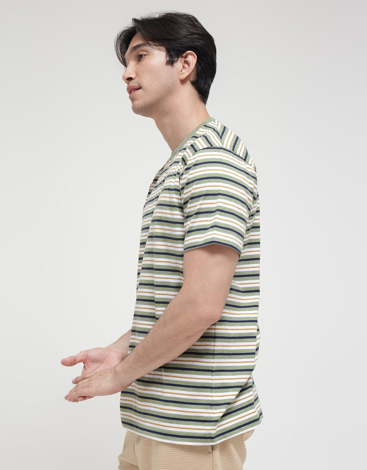 Cole Small Stripe Men's Casual T-Shirt