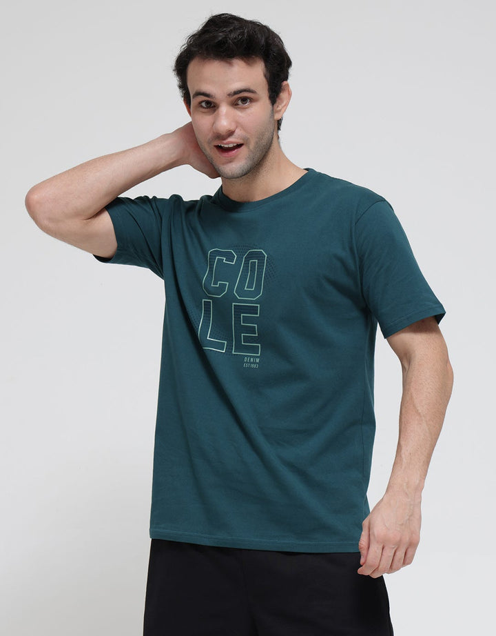 Cole Casual Logo Print Men's T-Shirt