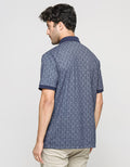Cole Short Sleeve Polo Shirt Fancy Solid Texture