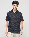 Cole AOP Camo Print Polo Shirt Pria