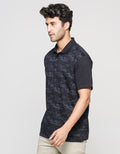 Cole AOP Camo Print Polo Shirt Pria