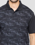 Cole AOP Camo Print Polo Shirt Pria