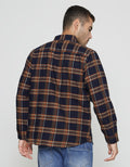 Cole Kemeja Lengan Panjang Pria Print Check Hil
