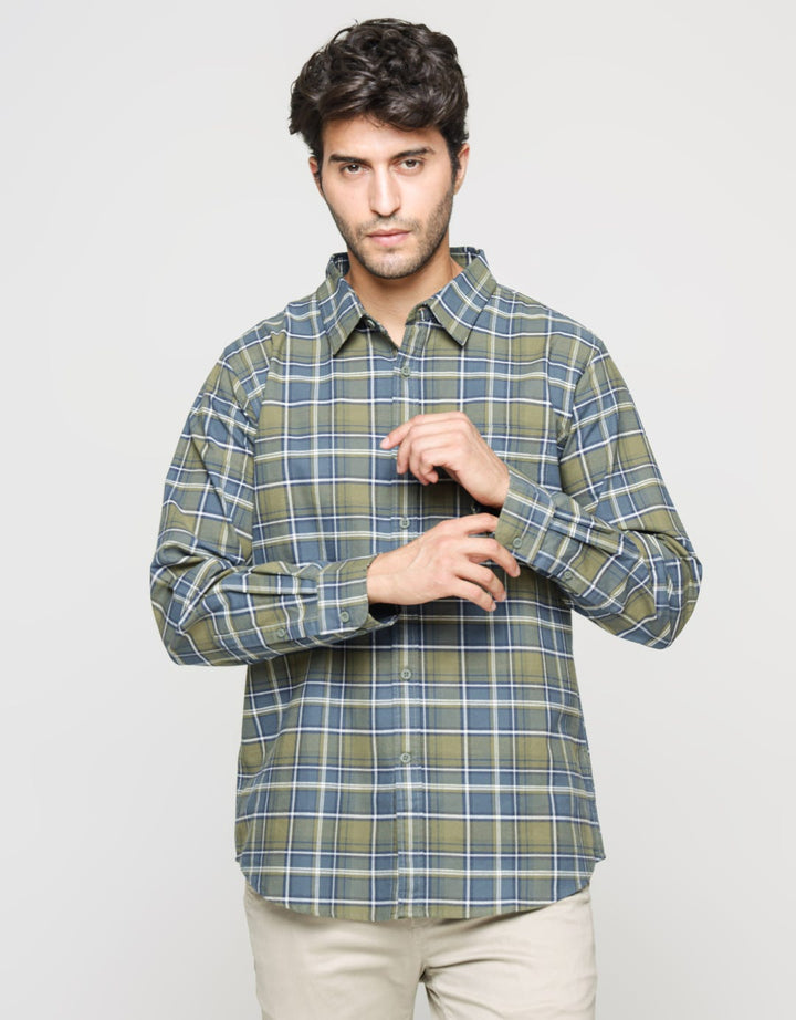 Cole Long Sleeve Shirt Check N5