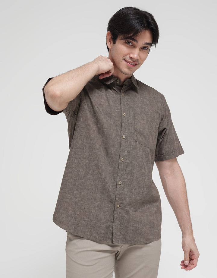 Cole Short Sleeve Shirt Geometric Abstract